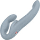 Fun Factory SHARE VIBE PRO Vibrating Silicone Double Dildo - Cool Grey