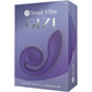 Snail Vibe Gizi Silicone Rechargeable Waterproof Dual Stimulation Vibrator - Purple