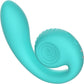 Snail Vibe Gizi Silicone Rechargeable Waterproof Dual Stimulation Vibrator - Tiffany