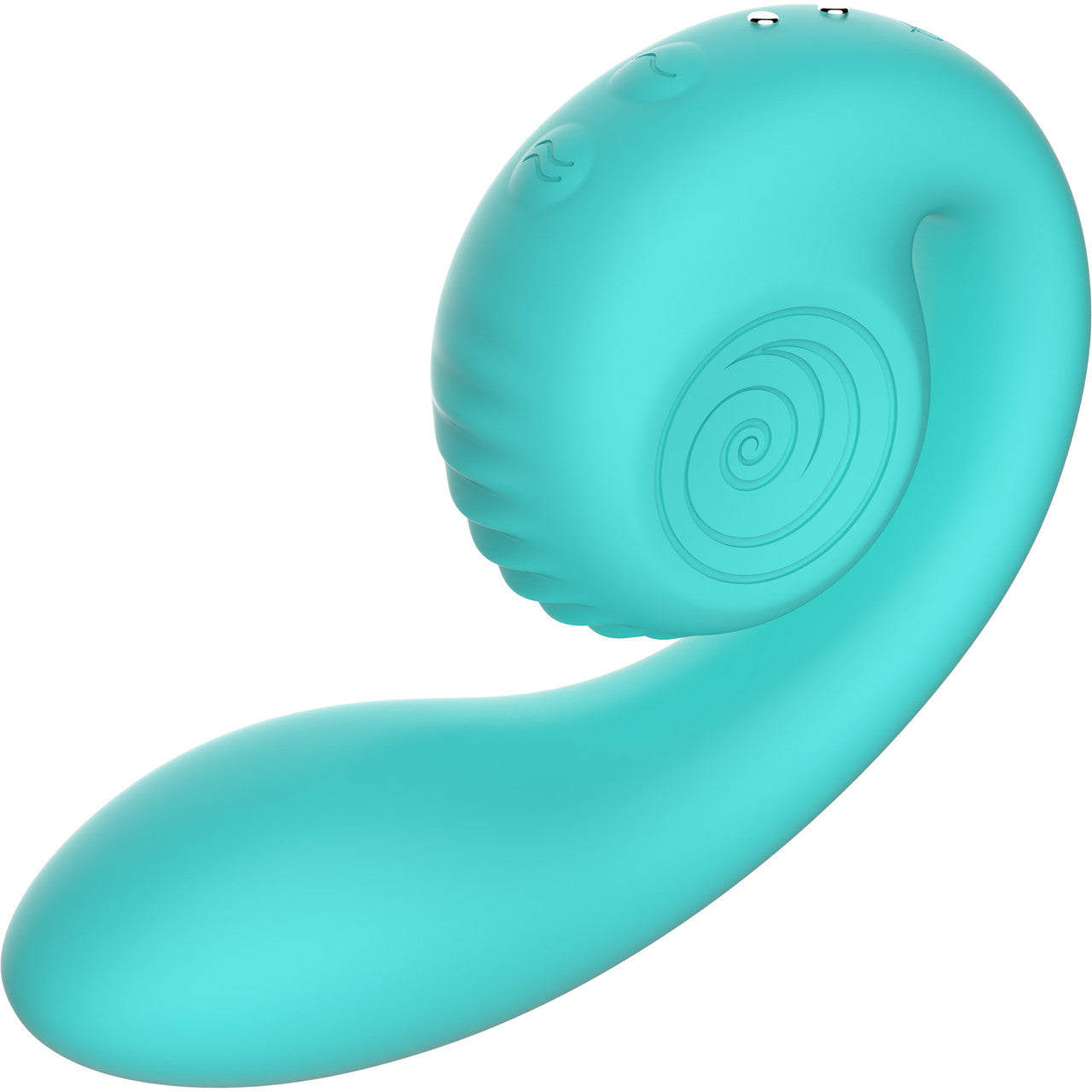 Snail Vibe Gizi Silicone Rechargeable Waterproof Dual Stimulation Vibrator - Tiffany