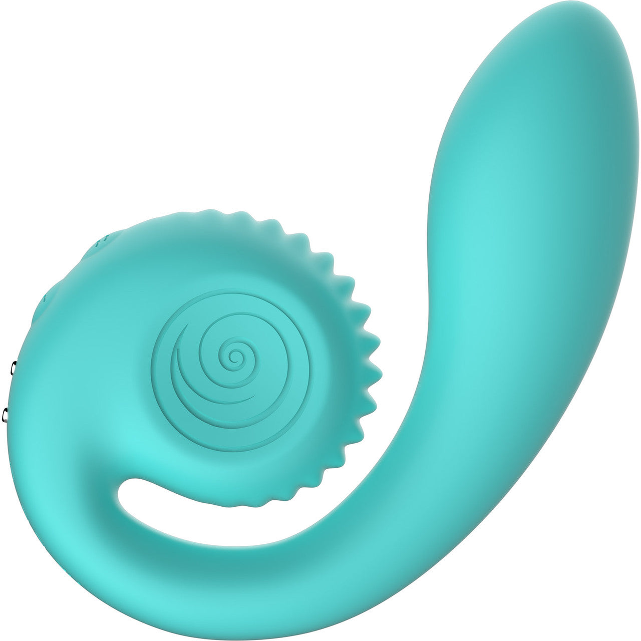 Snail Vibe Gizi Silicone Rechargeable Waterproof Dual Stimulation Vibrator - Tiffany