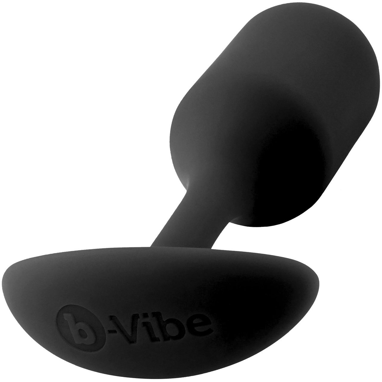 b-Vibe Snug Plug 2 Medium Silicone Weighted Butt Plug - Black