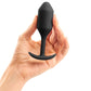b-Vibe Snug Plug 2 Medium Silicone Weighted Butt Plug - Black