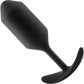 b-Vibe Snug Plug 3 Large Silicone Weighted Butt Plug - Black