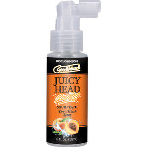 GoodHead Juicy Head Sours Dry Mouth Spray 2 oz By Doc Johnson - Sour Peach