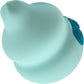 Unbound Squish Squeeze Responsive Rechargeable Waterproof Silicone Vibrator - Aqua & Teal