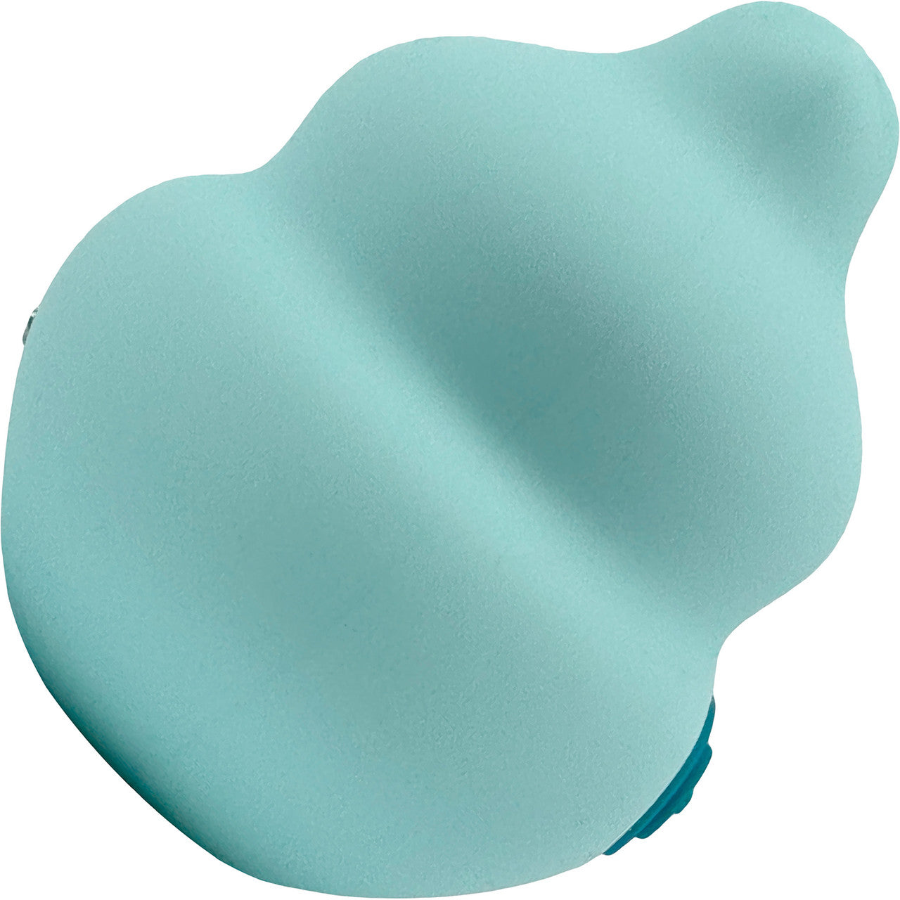 Unbound Squish Squeeze Responsive Rechargeable Waterproof Silicone Vibrator - Aqua & Teal