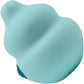 Unbound Squish Squeeze Responsive Rechargeable Waterproof Silicone Vibrator - Aqua & Teal