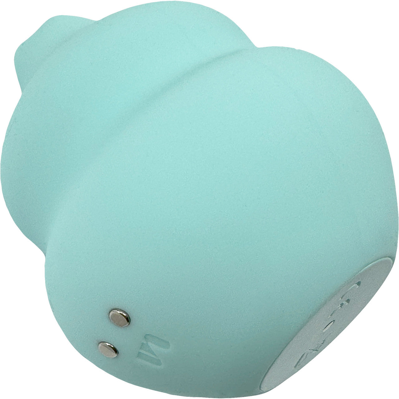 Unbound Squish Squeeze Responsive Rechargeable Waterproof Silicone Vibrator - Aqua & Teal