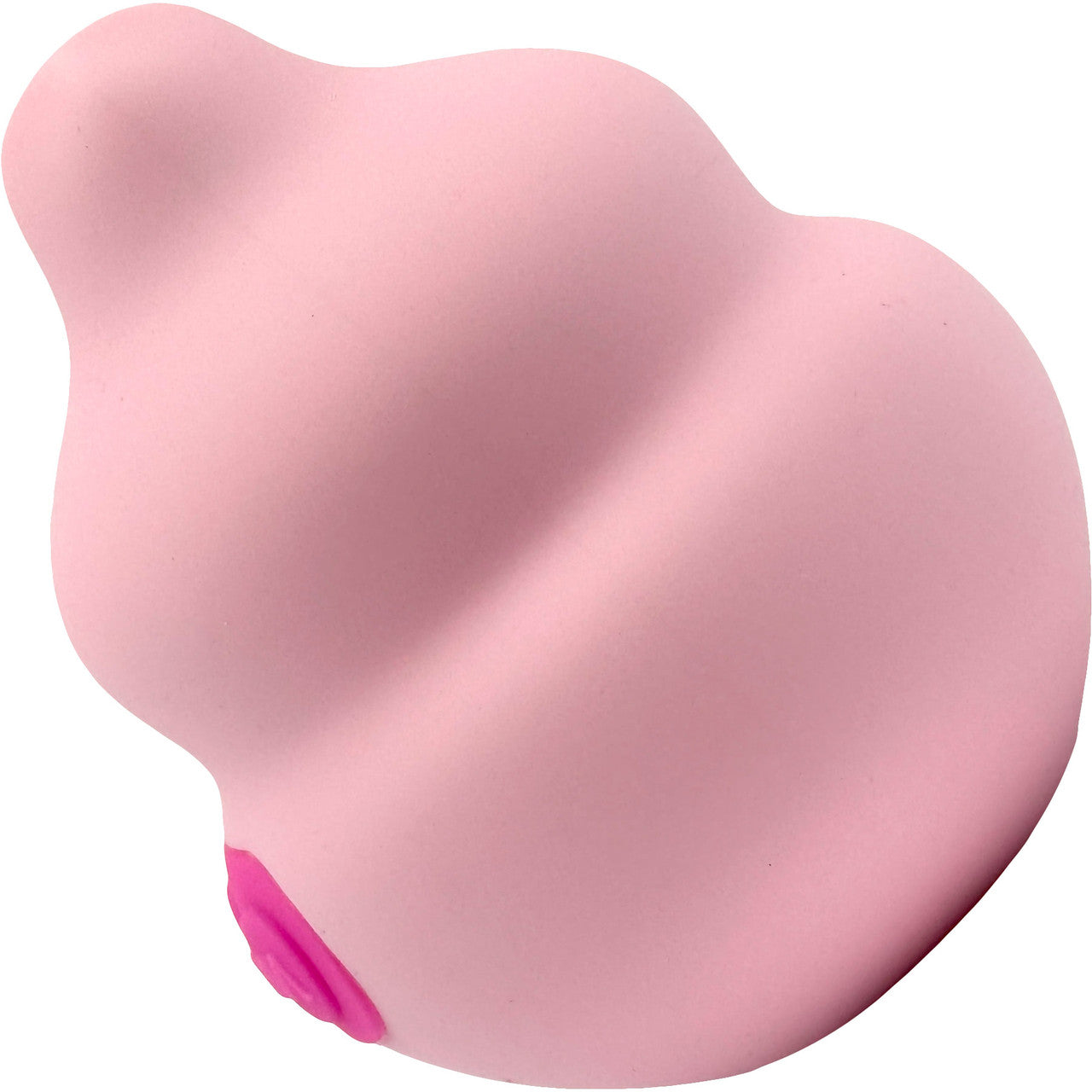 Unbound Squish Squeeze Responsive Rechargeable Waterproof Silicone Vibrator - Quartz & Cerise