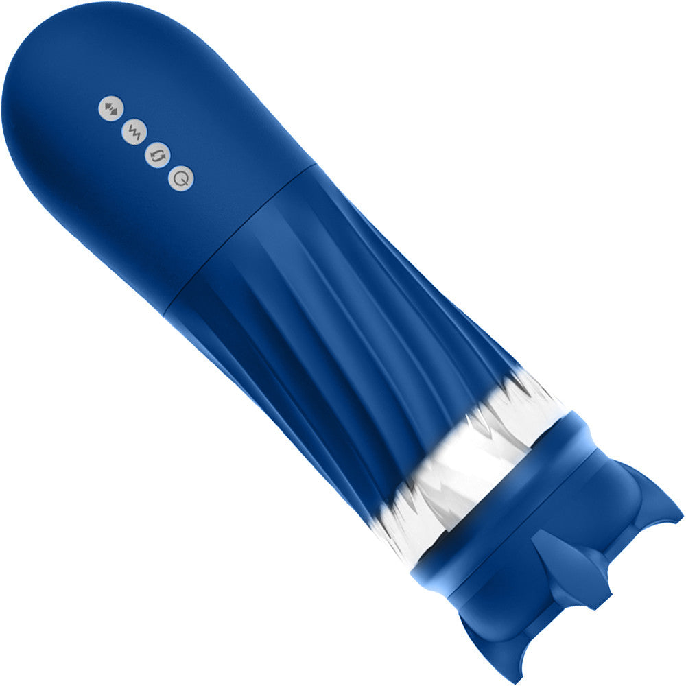 Tracy’s Dog Steelcan Automatic Stroker Penis Masturbator - Blue