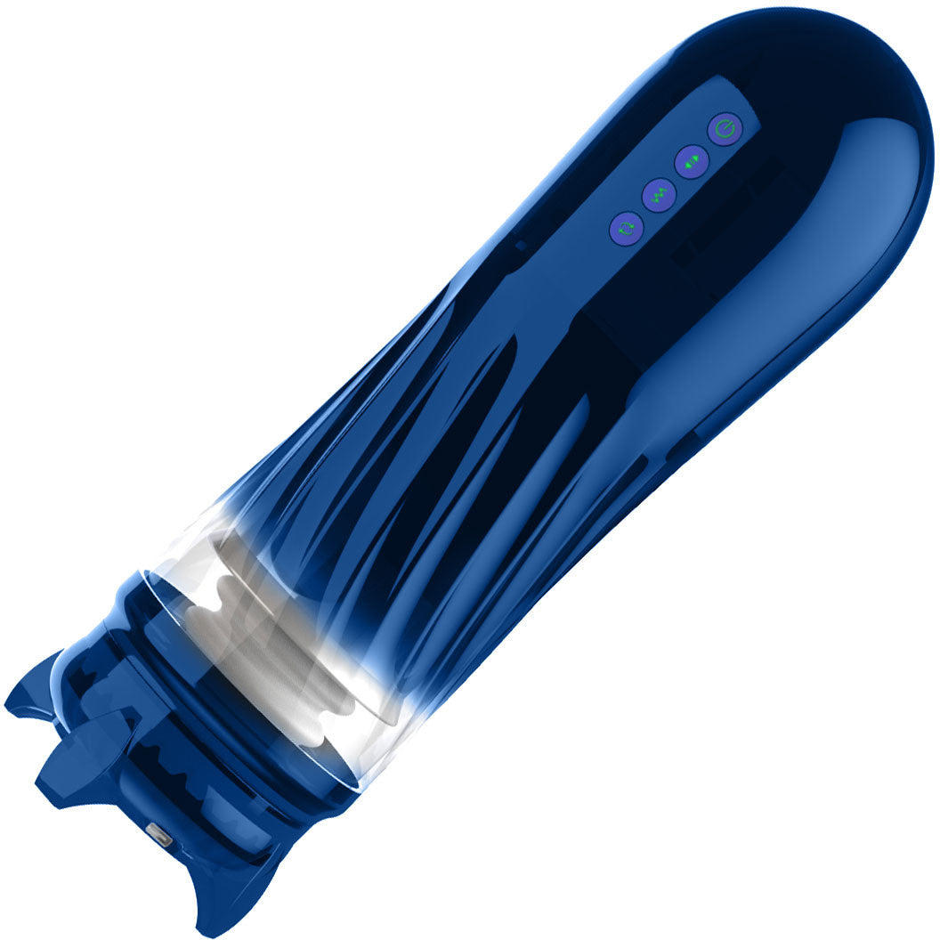 Tracy’s Dog Steelcan Automatic Stroker Penis Masturbator - Blue