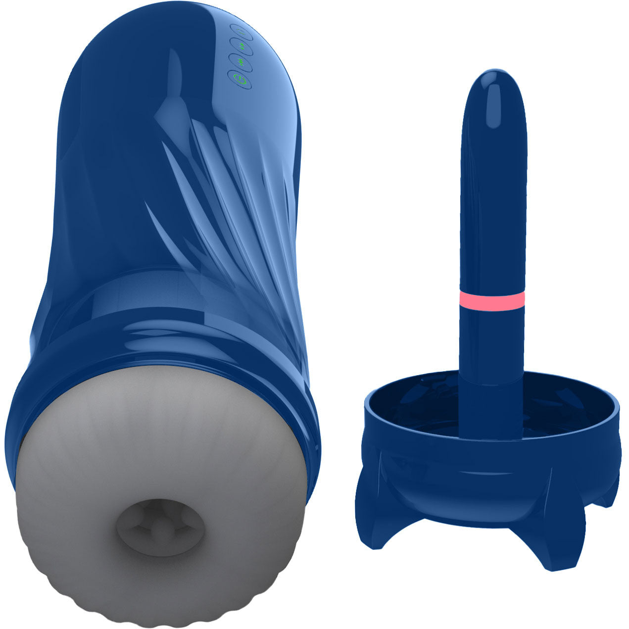Tracy’s Dog Steelcan Automatic Stroker Penis Masturbator - Blue