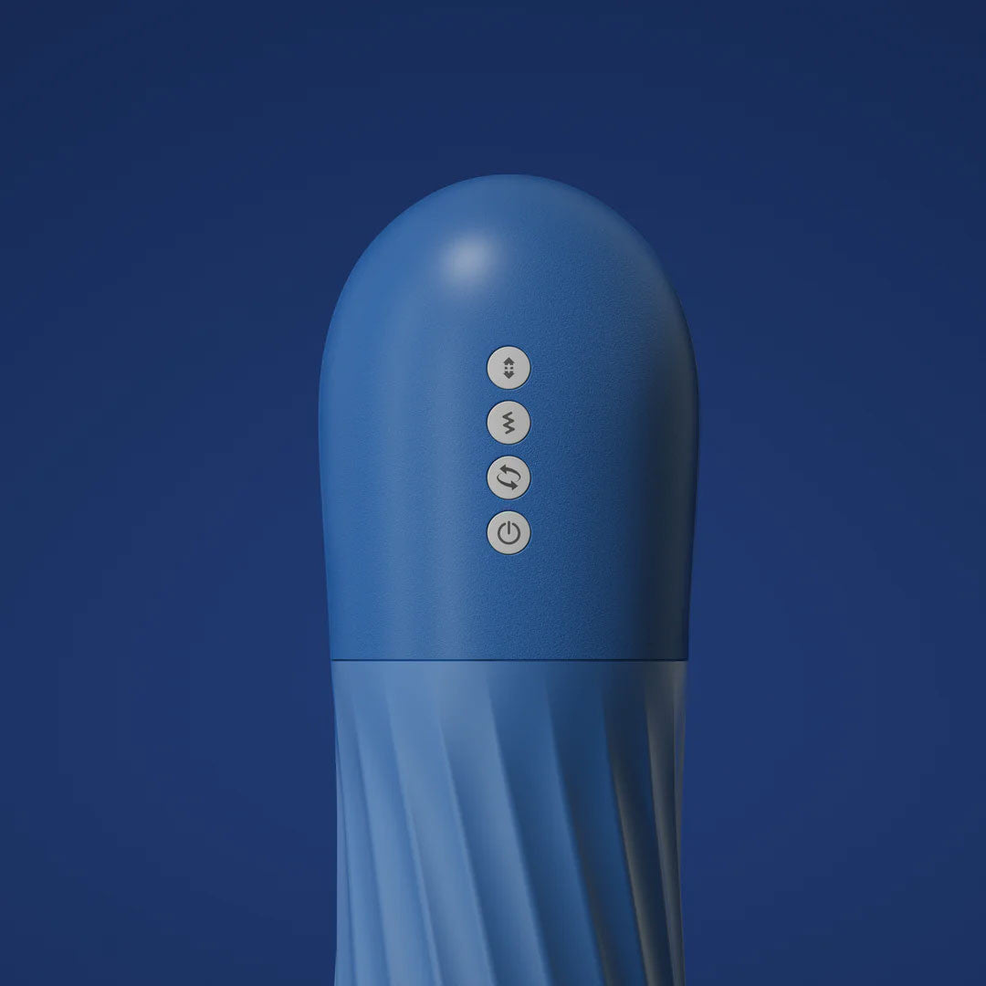 Tracy’s Dog Steelcan Automatic Stroker Penis Masturbator - Blue