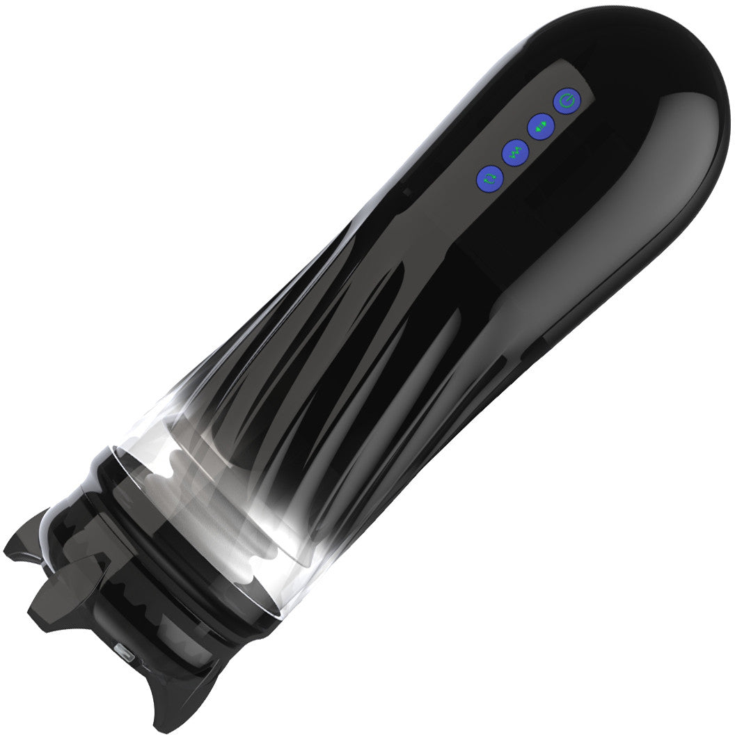 Tracy’s Dog Steelcan Automatic Stroker Penis Masturbator - Black