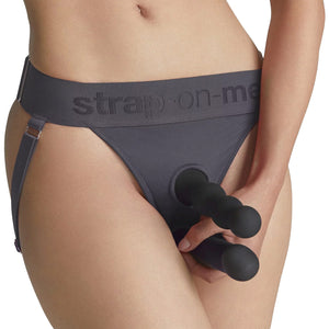 Strap-on-Me Lingerie Unique Strap-On Harness - One Size, Grey