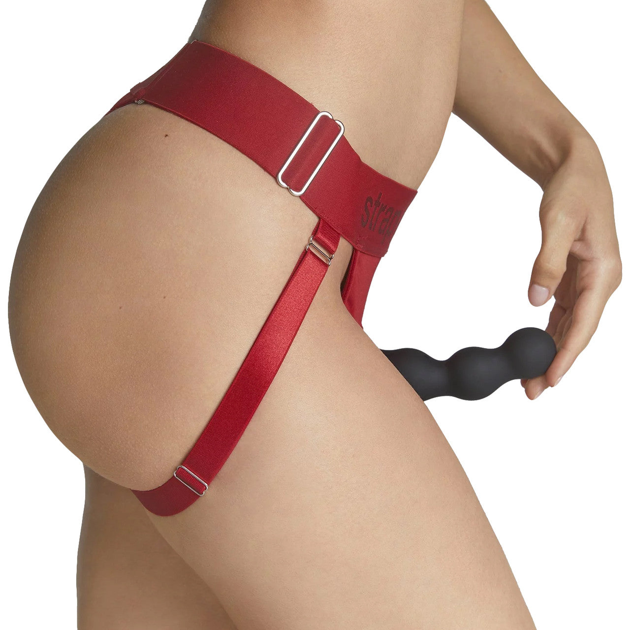 Strap-on-Me Lingerie Unique Strap-On Harness - One Size, Red