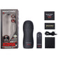 Maxtasy Stroke Master+ Rechargeable Automatic Stroker Penis Masturbator With Remote - Clear