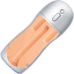 Maxtasy Suction Master+ Rechargeable Warming & Vibrating Penis Masturbator With Remote - Vanilla
