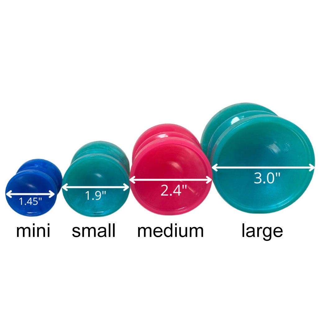 Deep Fantasies Double Sided Suction Cup (Random Color) - Small