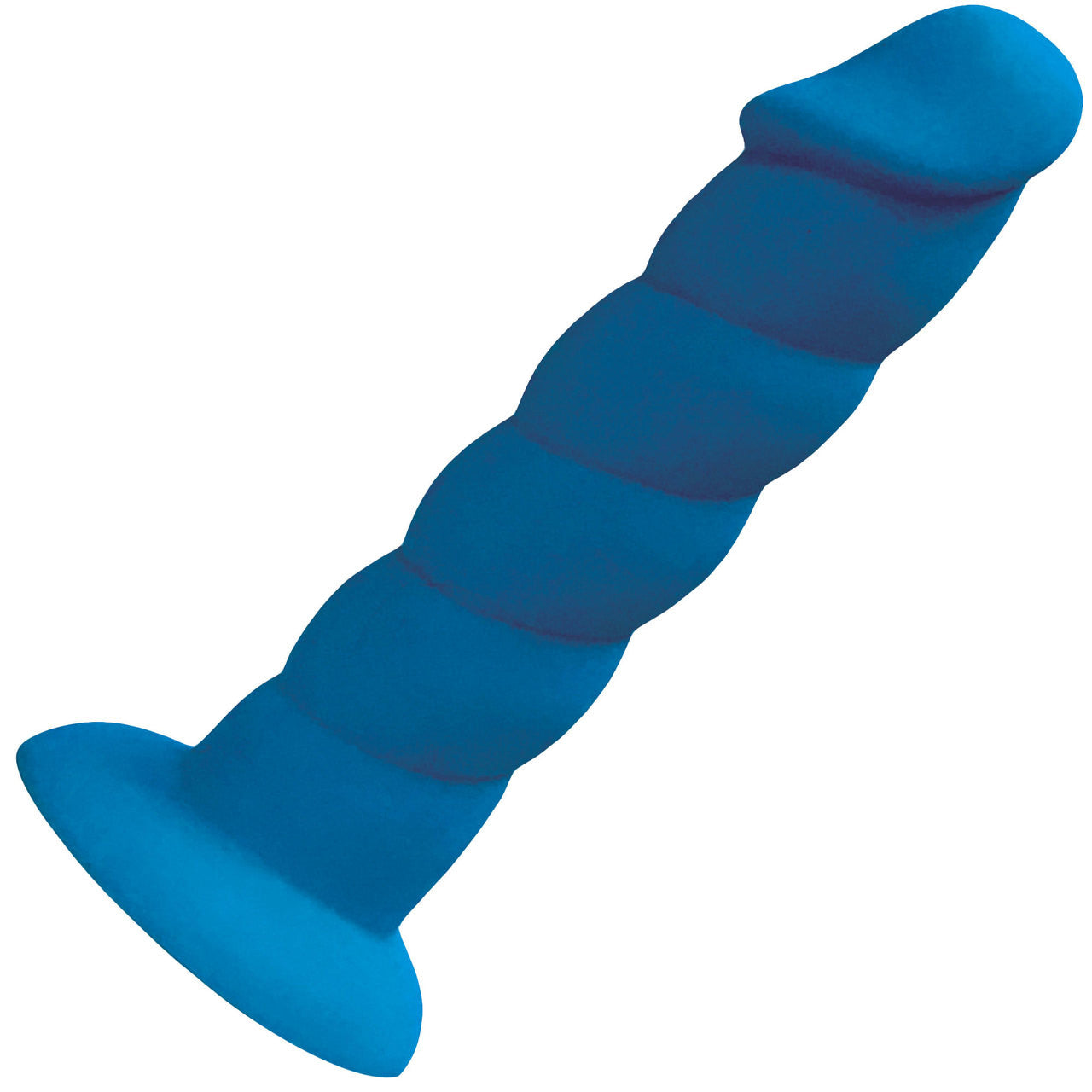 Suga Daddy 5.5" Silicone Suction Cup Dildo By Rock Candy - Blue