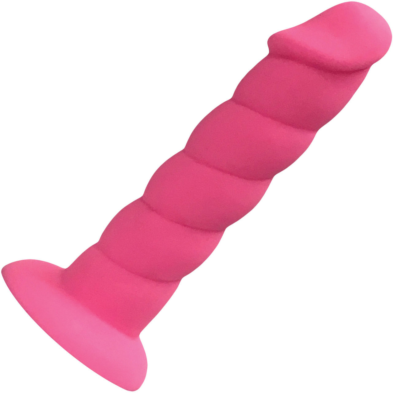 Suga Daddy 8" Silicone Suction Cup Dildo By Rock Candy - Pink