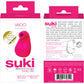 SUKI Rechargeable Sonic Silicone Clitoral Pulsating Vibrator by VeDO - Foxy Pink