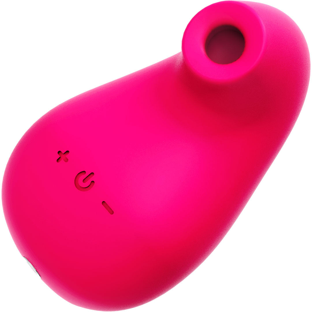 SUKI Rechargeable Sonic Silicone Clitoral Pulsating Vibrator by VeDO - Foxy Pink