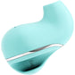 SUKI Rechargeable Sonic Silicone Clitoral Pulsating Vibrator by VeDO - Tease Me Turquoise