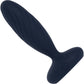 SVAKOM Jordan App Enabled Silicone Thrusting & Vibrating Anal Plug With Remote - Navy Blue