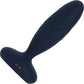 SVAKOM Jordan App Enabled Silicone Thrusting & Vibrating Anal Plug With Remote - Navy Blue