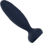 SVAKOM Jordan App Enabled Silicone Thrusting & Vibrating Anal Plug With Remote - Navy Blue