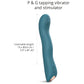 Swap Rechargeable Silicone Multiuse Vibrator By Love To Love - Teal