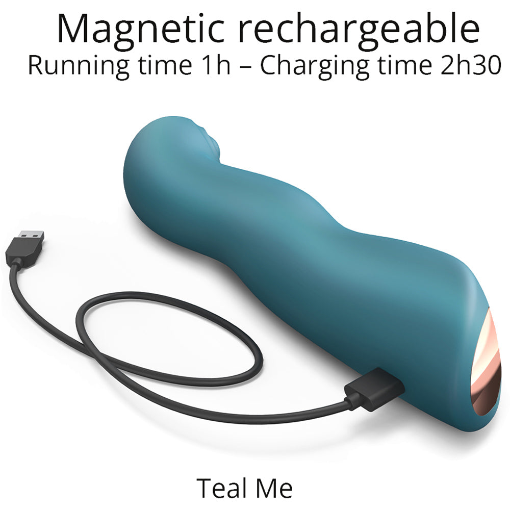 Swap Rechargeable Silicone Multiuse Vibrator By Love To Love - Teal