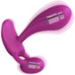 Love To Love Witty Rechargeable Silicone G-Spot / P-Spot Vibrator With Clitoral Stimulator - Sweet Orchid Magenta