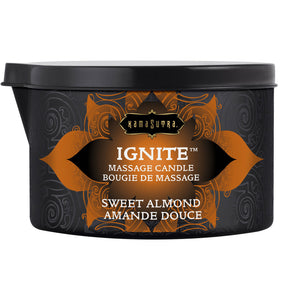 Kama Sutra Ignite Massage Oil Candle - Sweet Almond - 6 oz