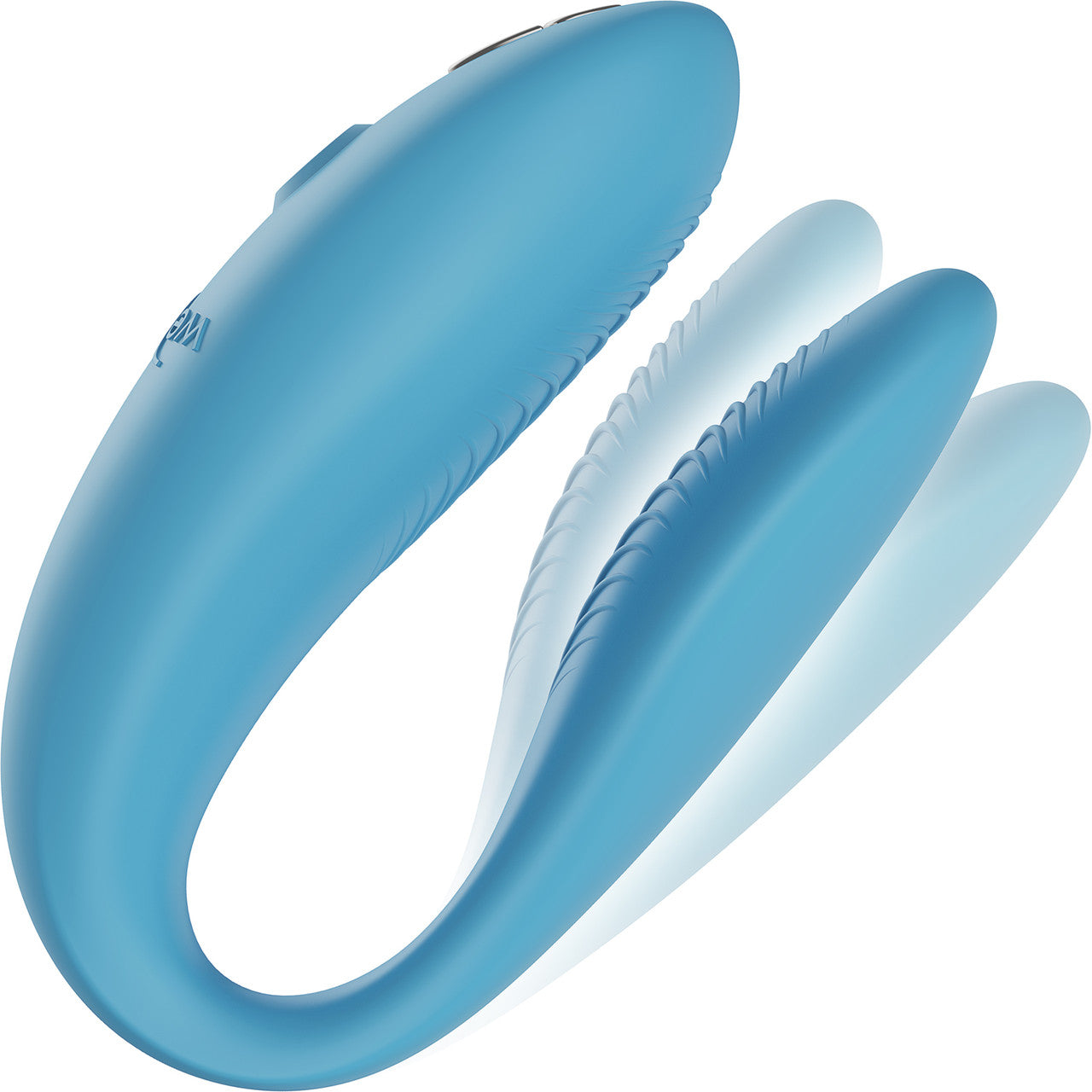 We-Vibe Sync Go App Enabled Waterproof Rechargeable Couples Vibrator - Turquoise