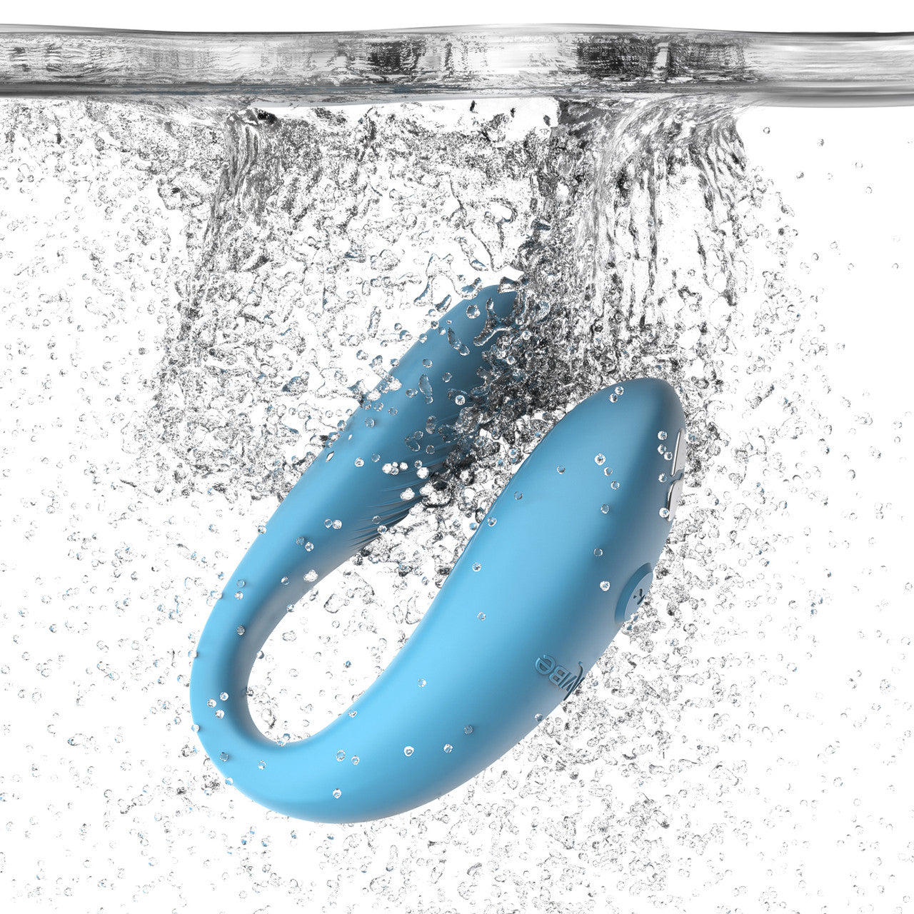 We-Vibe Sync Go App Enabled Waterproof Rechargeable Couples Vibrator - Turquoise