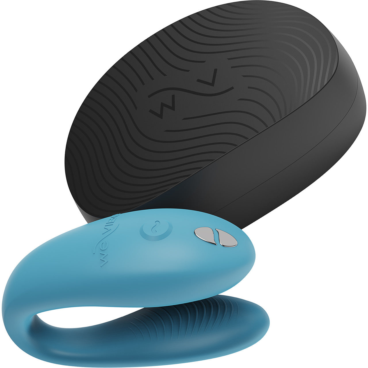 We-Vibe Sync Go App Enabled Waterproof Rechargeable Couples Vibrator - Turquoise