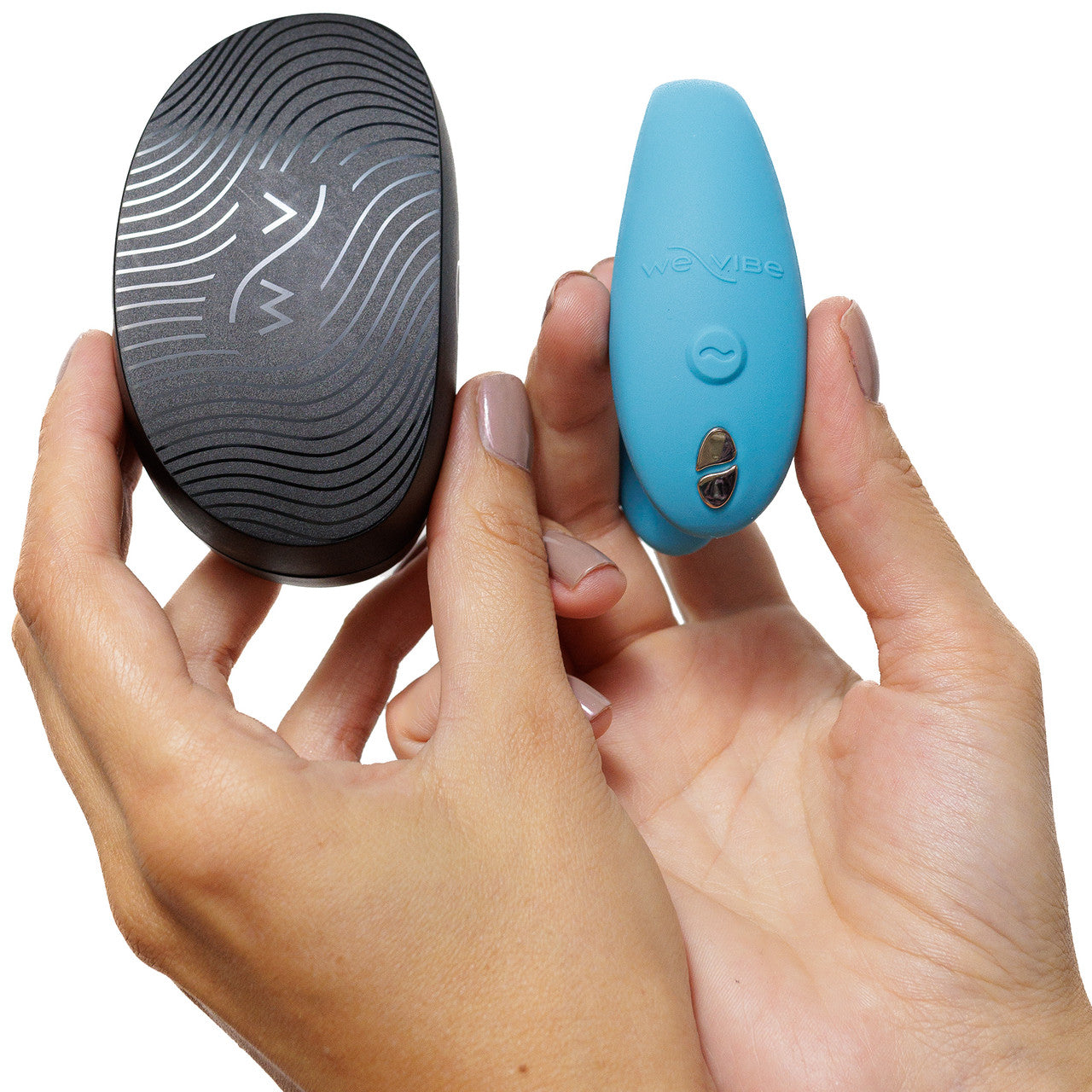 We-Vibe Sync Go App Enabled Waterproof Rechargeable Couples Vibrator - Turquoise