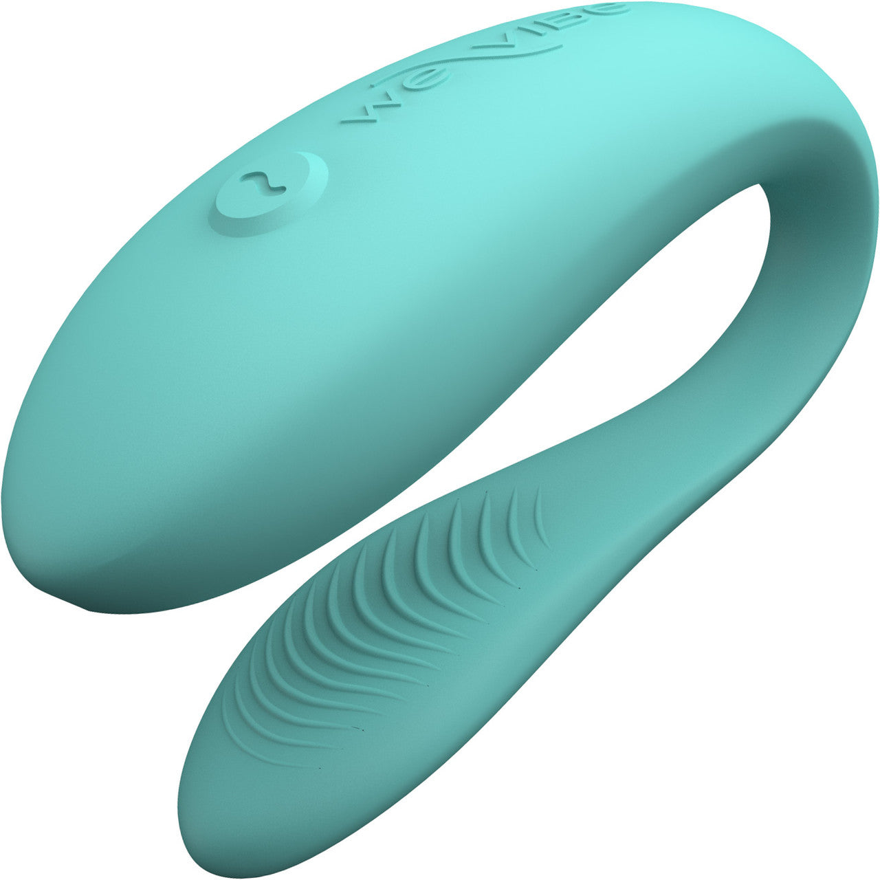 We-Vibe Sync Lite App Controlled Rechargeable Silicone Couples Vibrator - Aqua