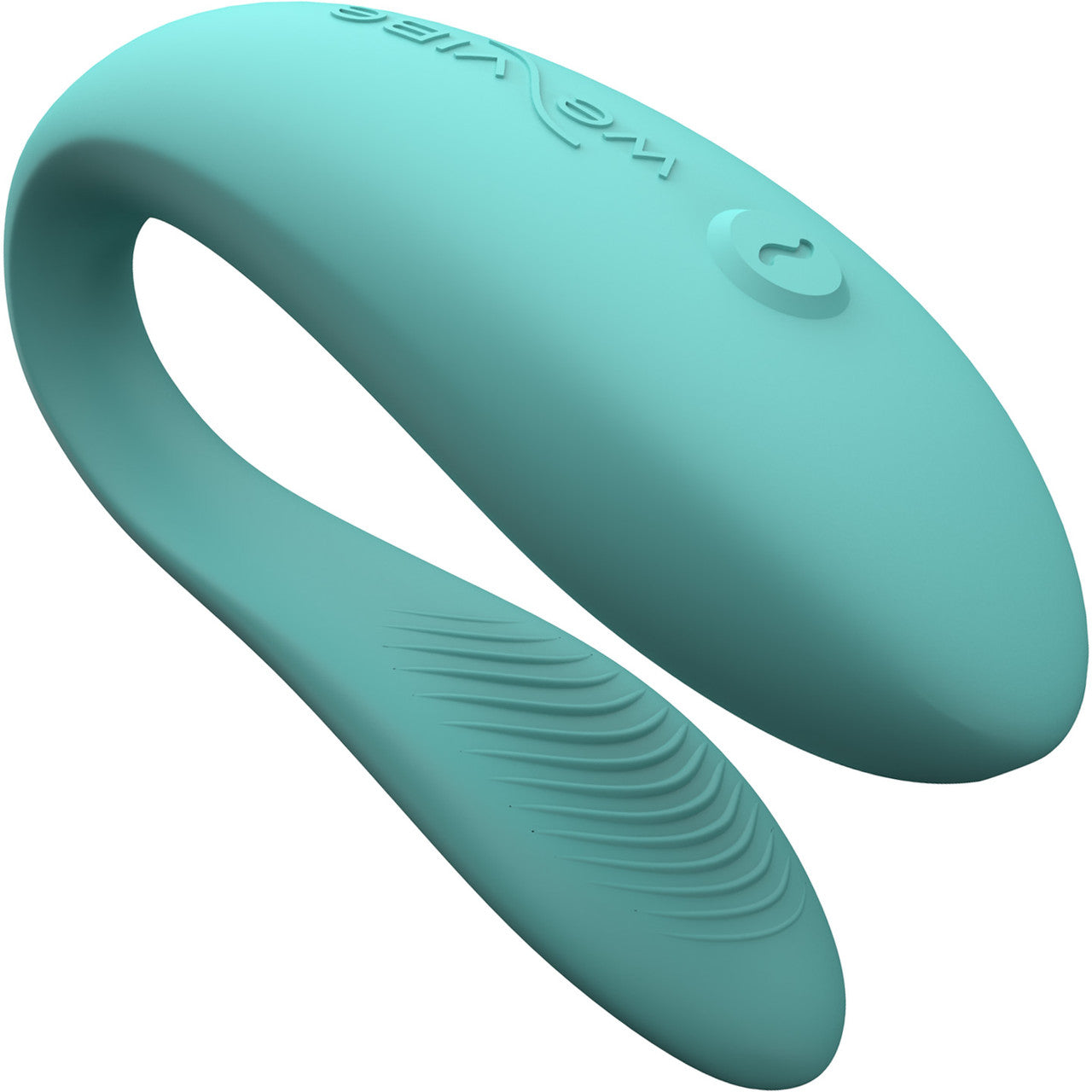 We-Vibe Sync Lite App Controlled Rechargeable Silicone Couples Vibrator - Aqua