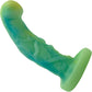 Pris Toys Talon 7.5" Dual Density Silicone Dildo - Greenglow