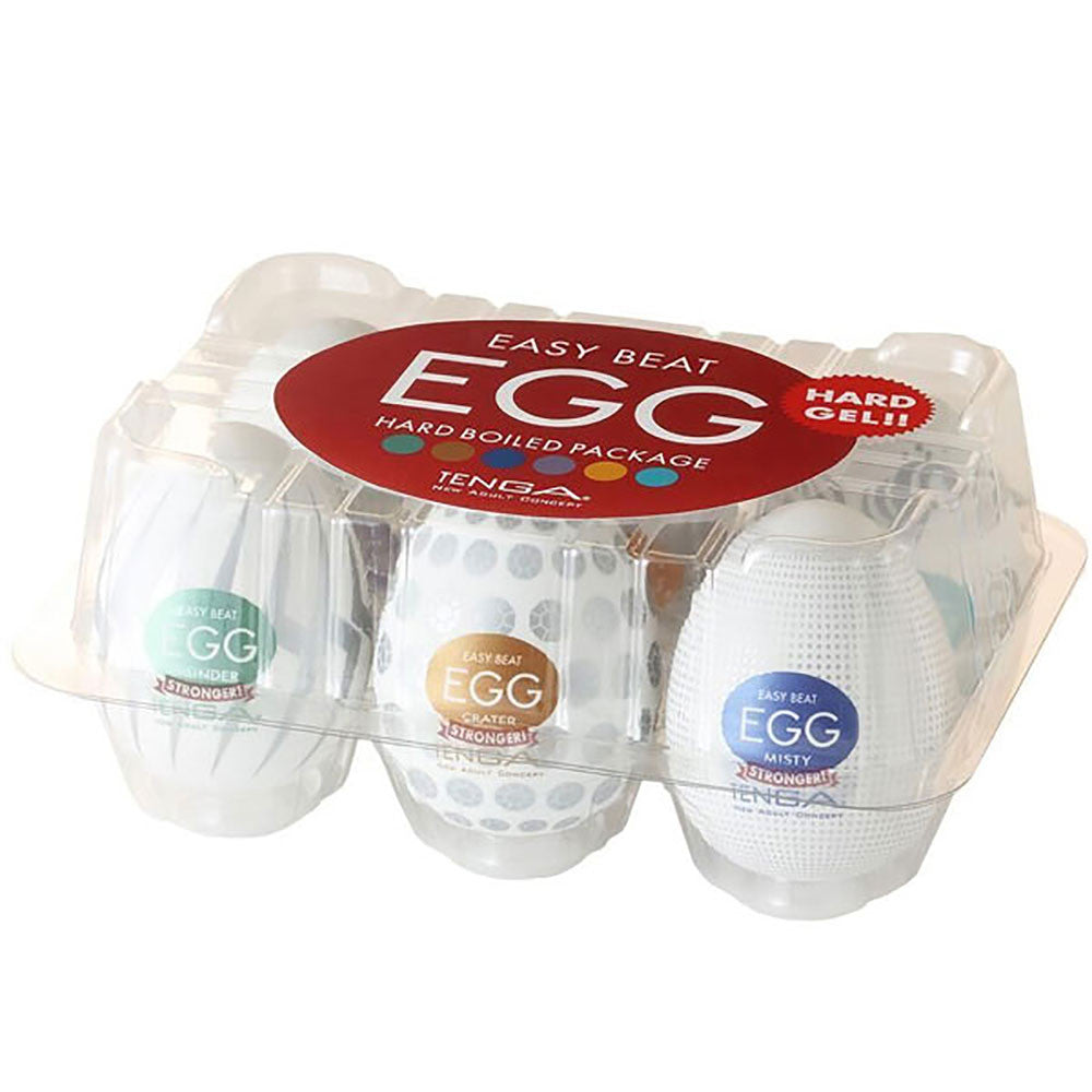 Tenga EGG Penis Masturbator Variety Six Pack - Hard Boiled Edition