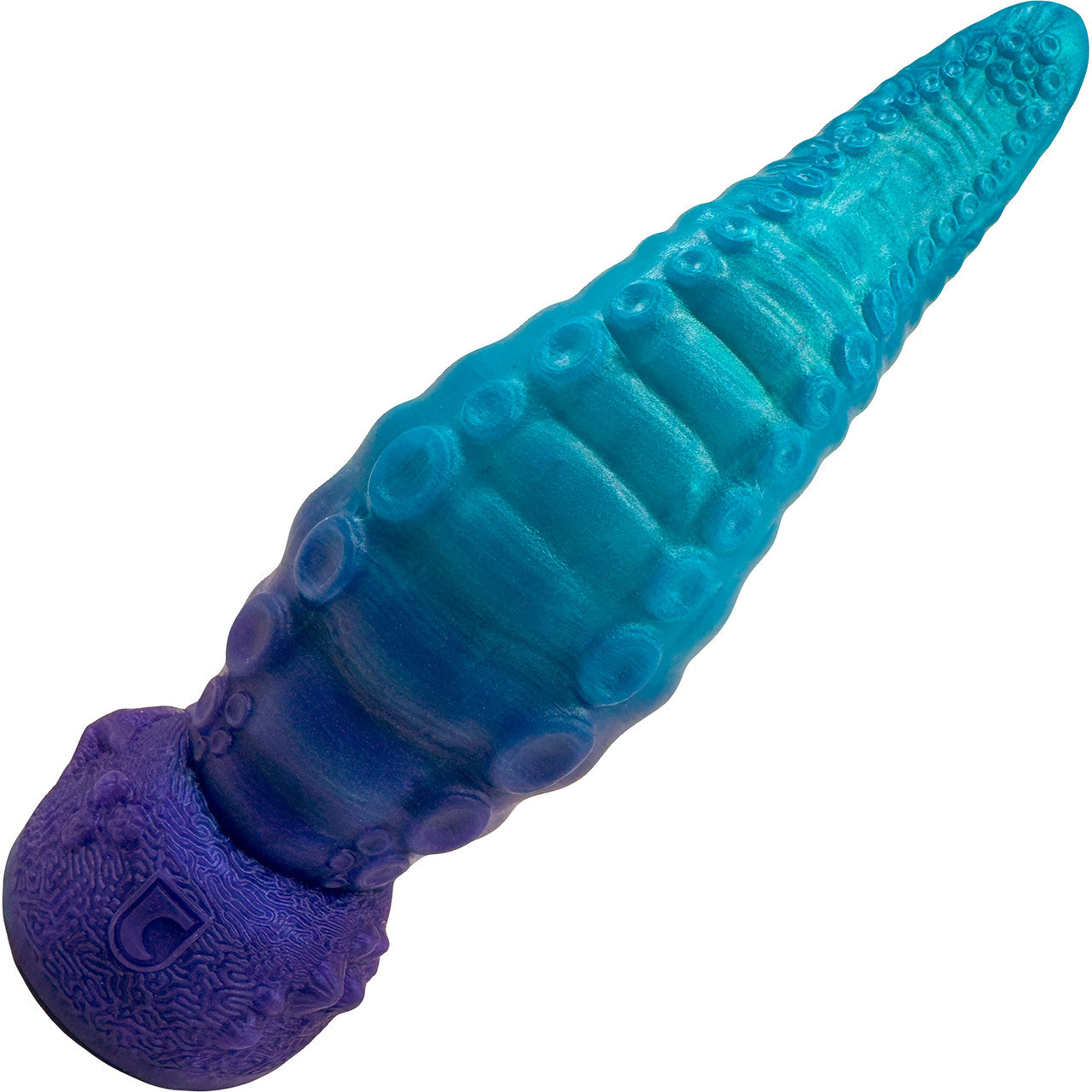 Uncover Creations The Tentacle Knot 7.9" Silicone Fantasy Dildo - Ocean Deep