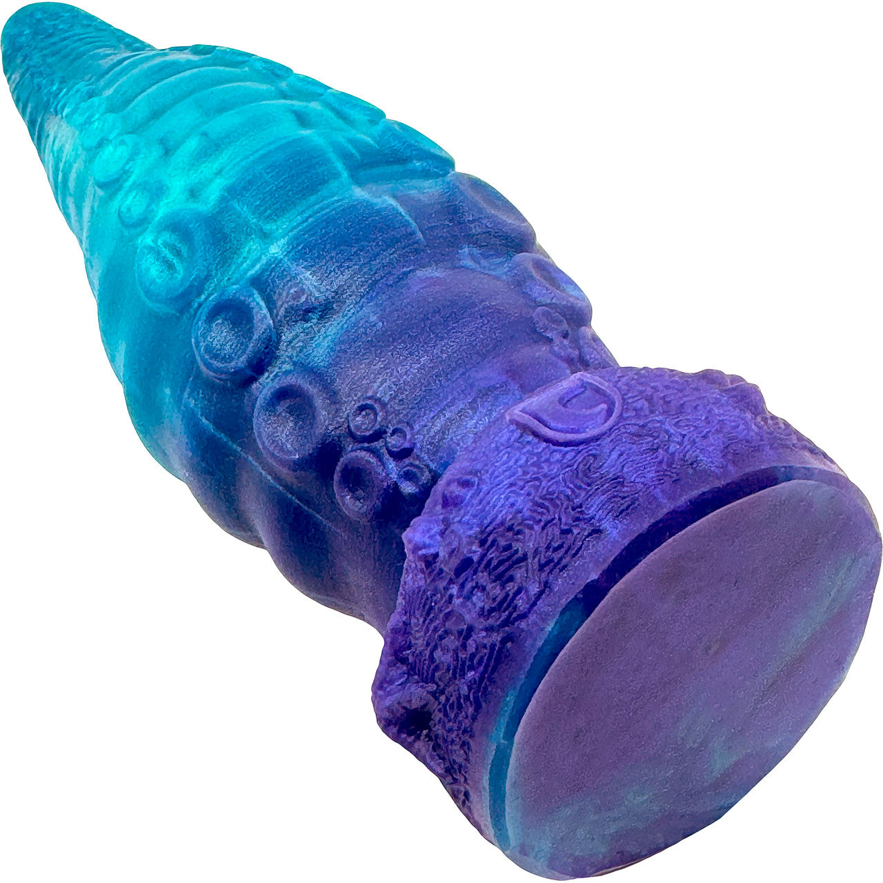 Uncover Creations The Tentacle Knot 7.9" Silicone Fantasy Dildo - Ocean Deep