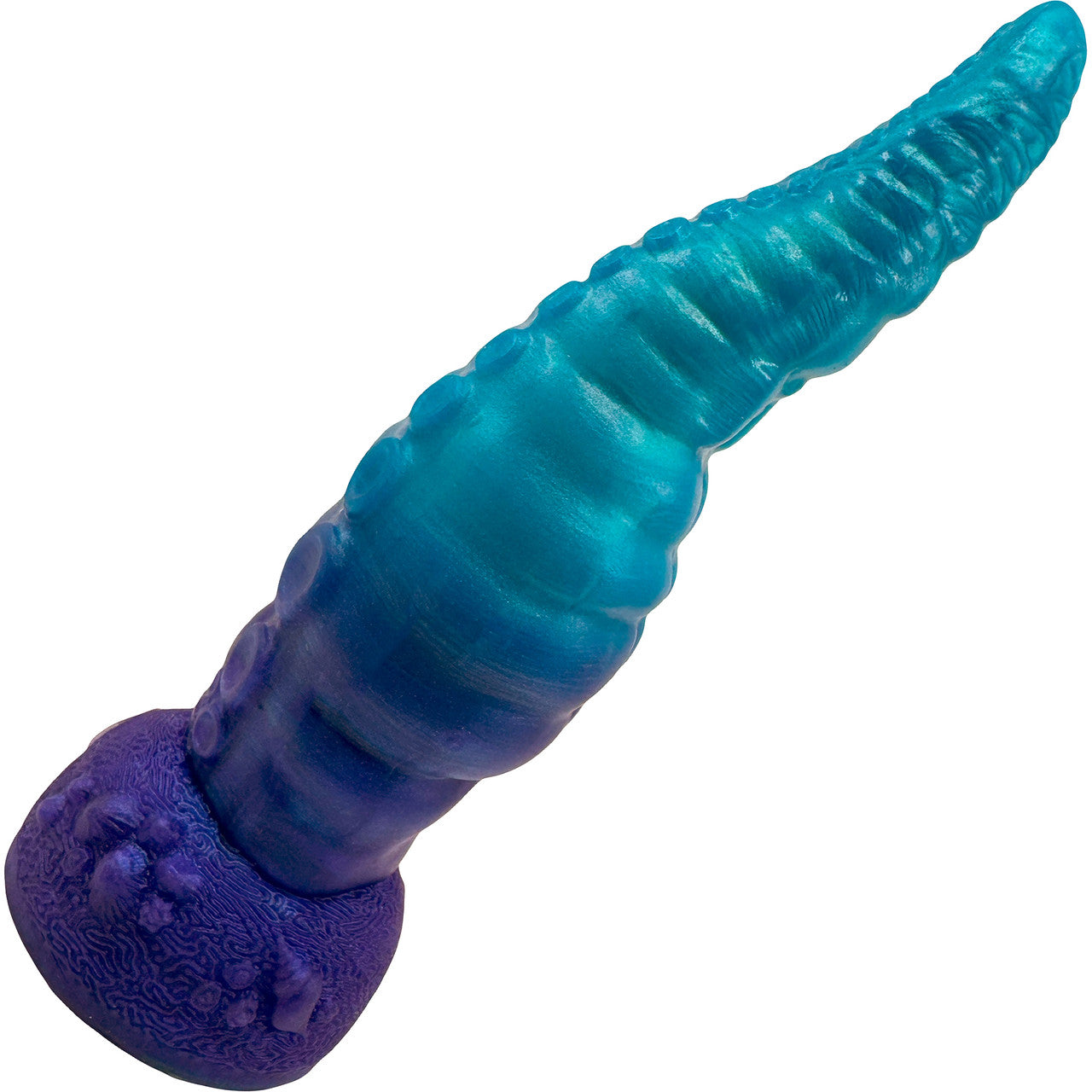 Uncover Creations The Tentacle Knot 7.9" Silicone Fantasy Dildo - Ocean Deep