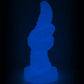 Uncover Creations Tentacle Knot II Glow In The Dark 8" Silicone Fantasy Dildo - Deep Dive Blue