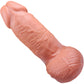 The Chonker 7.5 Inch Silicone Realistic Dual Density Dildo With Balls & Suction Cup Base By Fukena