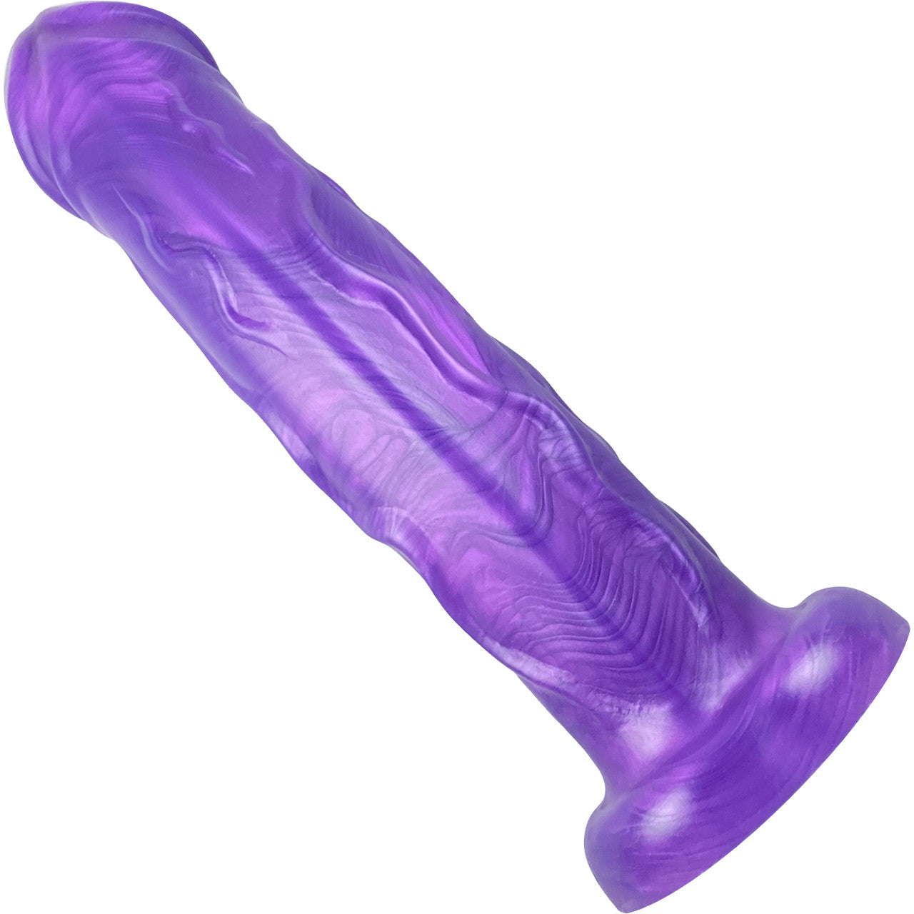 The Grandis 11.5" Giant Silicone Dildo By Uberrime - NOLA Purple